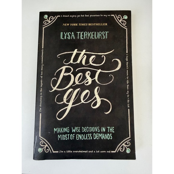 Thomas Nelson Other - The Best Yes Lysa TerKeurst Paperback Christian Life Women Issues 9781400205851